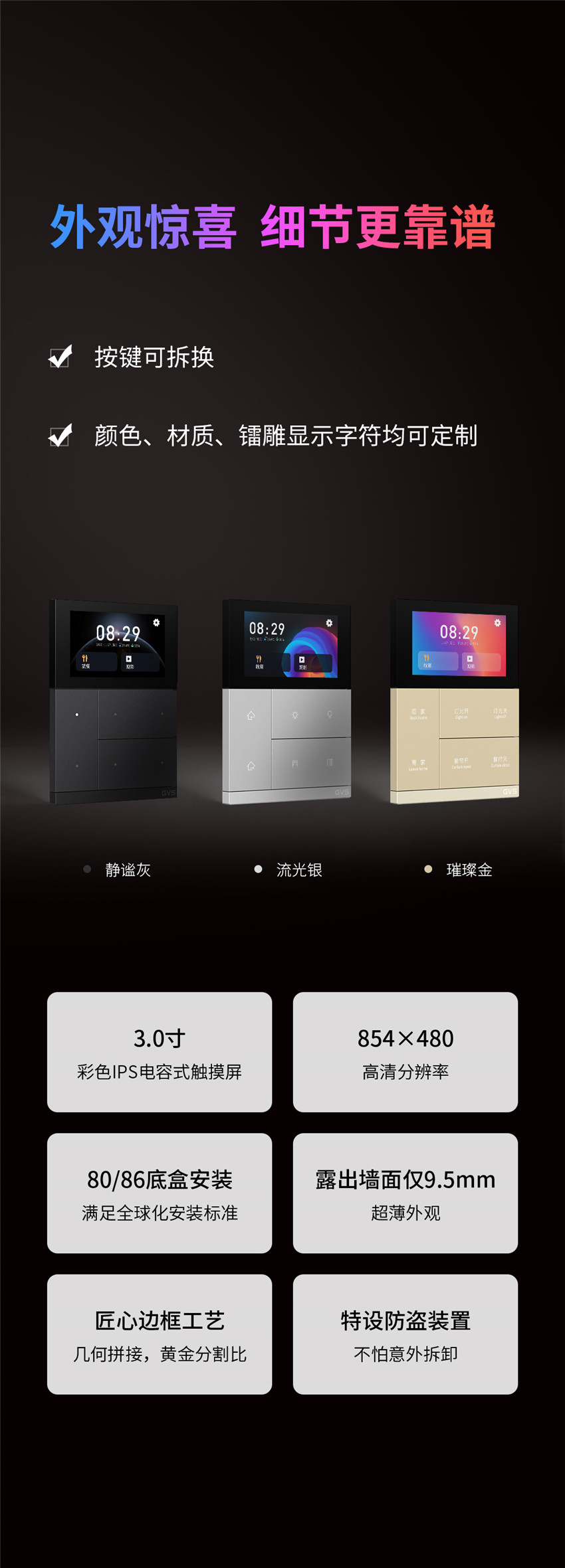 華爾茲智能觸摸面板