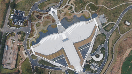 鄱陽湖生態(tài)文明會(huì)展中心鳥瞰圖